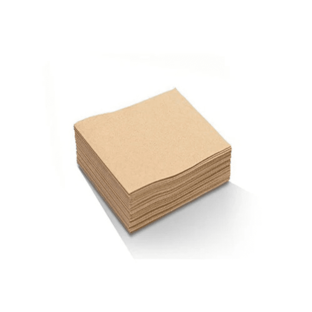 2-Ply Brown Cocktail Napkin - Image 1